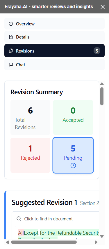 Revisions Tab in Google Docs Screenshot 1